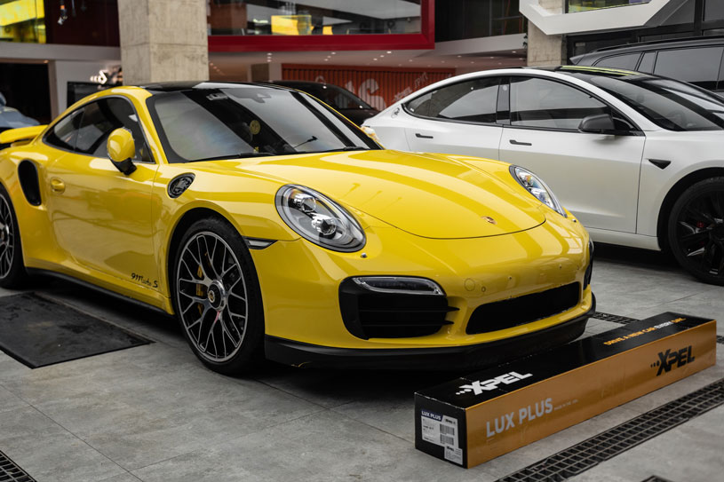保时捷 911  Turbo S 装贴 XPEL-lux 案例