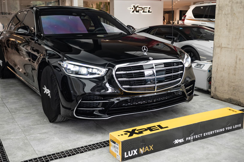 奔驰 S400L 装贴 XPEL-MAX 案例
