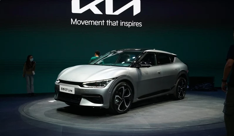 南宁漆面保护膜：起亚EV6 GT line实车亮相